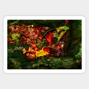 Saturated Autumn Sticker